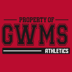 GWMS PROPERTY OF ATHLETICS Design