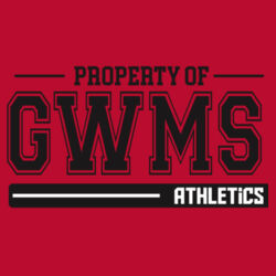 GWMS PROPERTY OF ATHLETICS Design